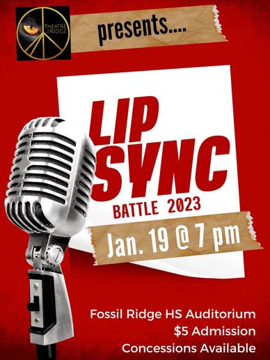 Lip Sync Battle event poster for Jan. 19, 7 pm.