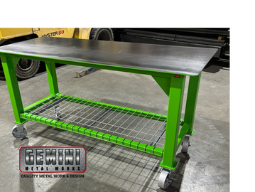 Rolling work table