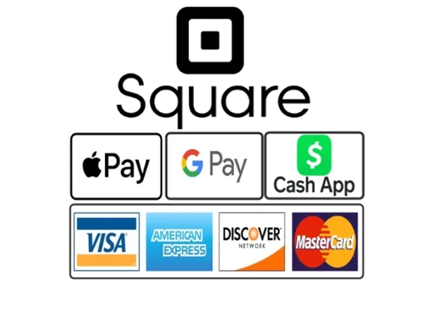 Square payments for credit cards and digital checkout for professional dog training services