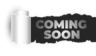 Black and white graphic with 'COMING SOON' text.
