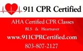 911 CPR Certified 