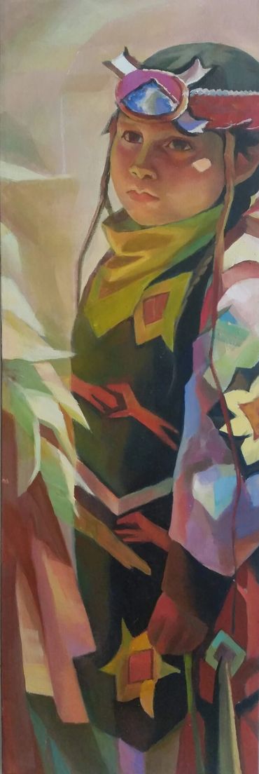“Star”, 12”x36”, oil on canvas.
