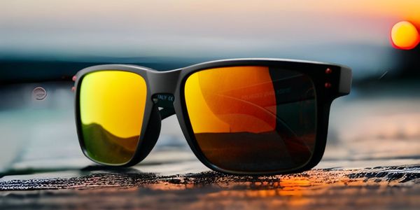 Sunglasses with the sunset 