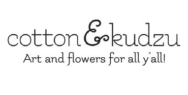 Logo for Cotton and Kudzu in Eufaula, Alabama.