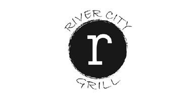 The River City Grill logo, River City Grill is located in Eufaula, Alabama.