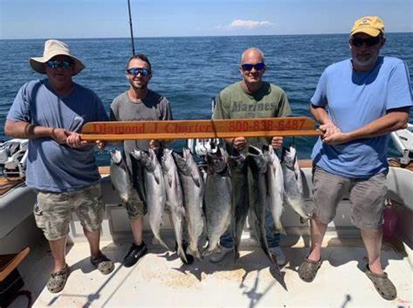 Fish caught in sodus bay by charter boat