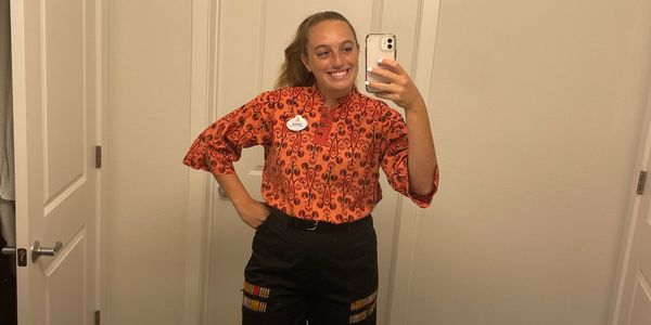 Sophia posing in Disney costume