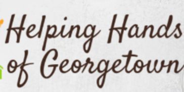 Helping Hands of Georgetown logo with a heart and house icon.