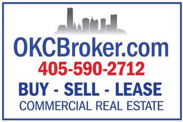 okcbroker.com Oklahoma City skyline & broker's phone number 405-590-2712 to buy or sell real estate