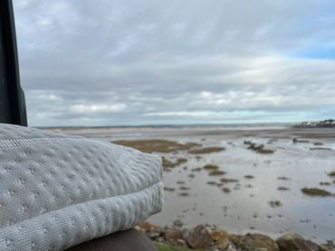 Camper van mattress rock n roll bed. Memory Foam topper. RIB, Smartbeds, Rusty Lee. 