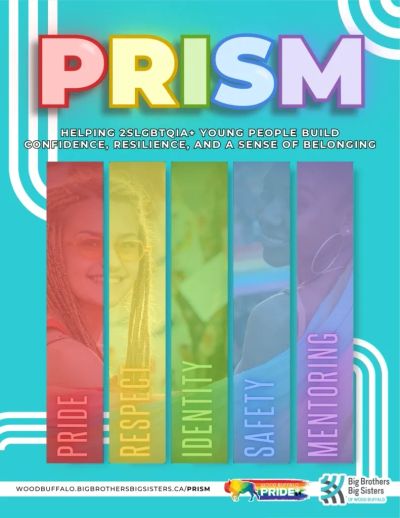 PRISM program supports 2SLGBTQIA+ youth with pride, respect, identity, safety, and mentoring.