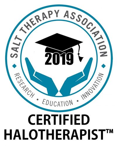 Salt Therapy Association Certified Halotherapist.