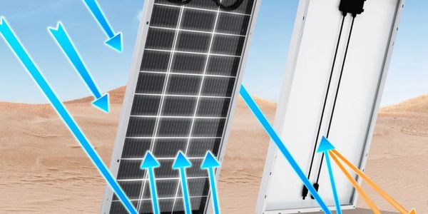 We only use bifacial solar panels so we can get the maximum production for your system. 