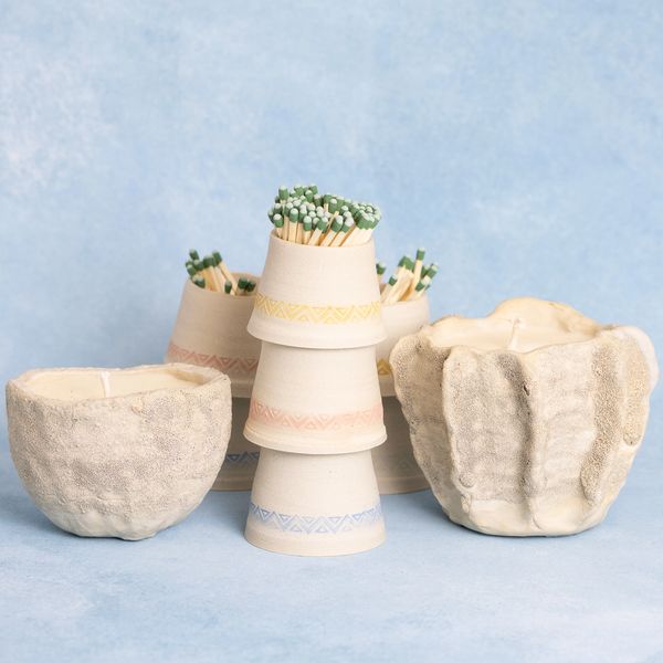 Candle vessels, incense holders