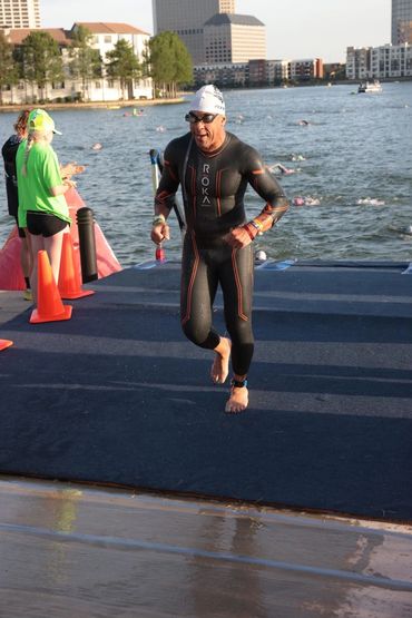 Captain Elmore at the 2022 USA Triathlon Multisport National Championships 