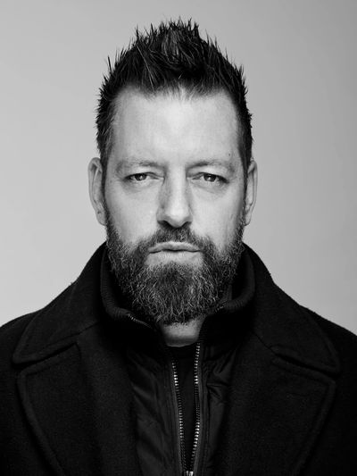 Max E McCabe black & white portrait headshot acting photo