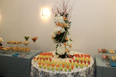 Buffet reception centrepiece