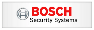 Bosch Security Systems logo for advanced security, surveillance, and fire alarm solutions
