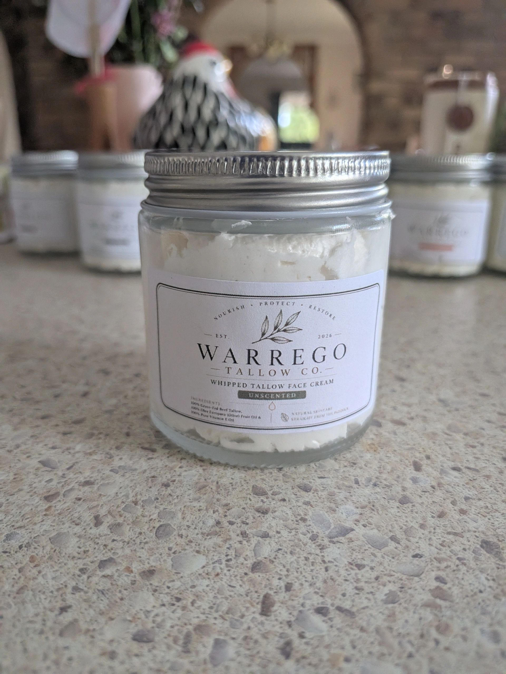 Whipped Tallow Face Cream - Unscented