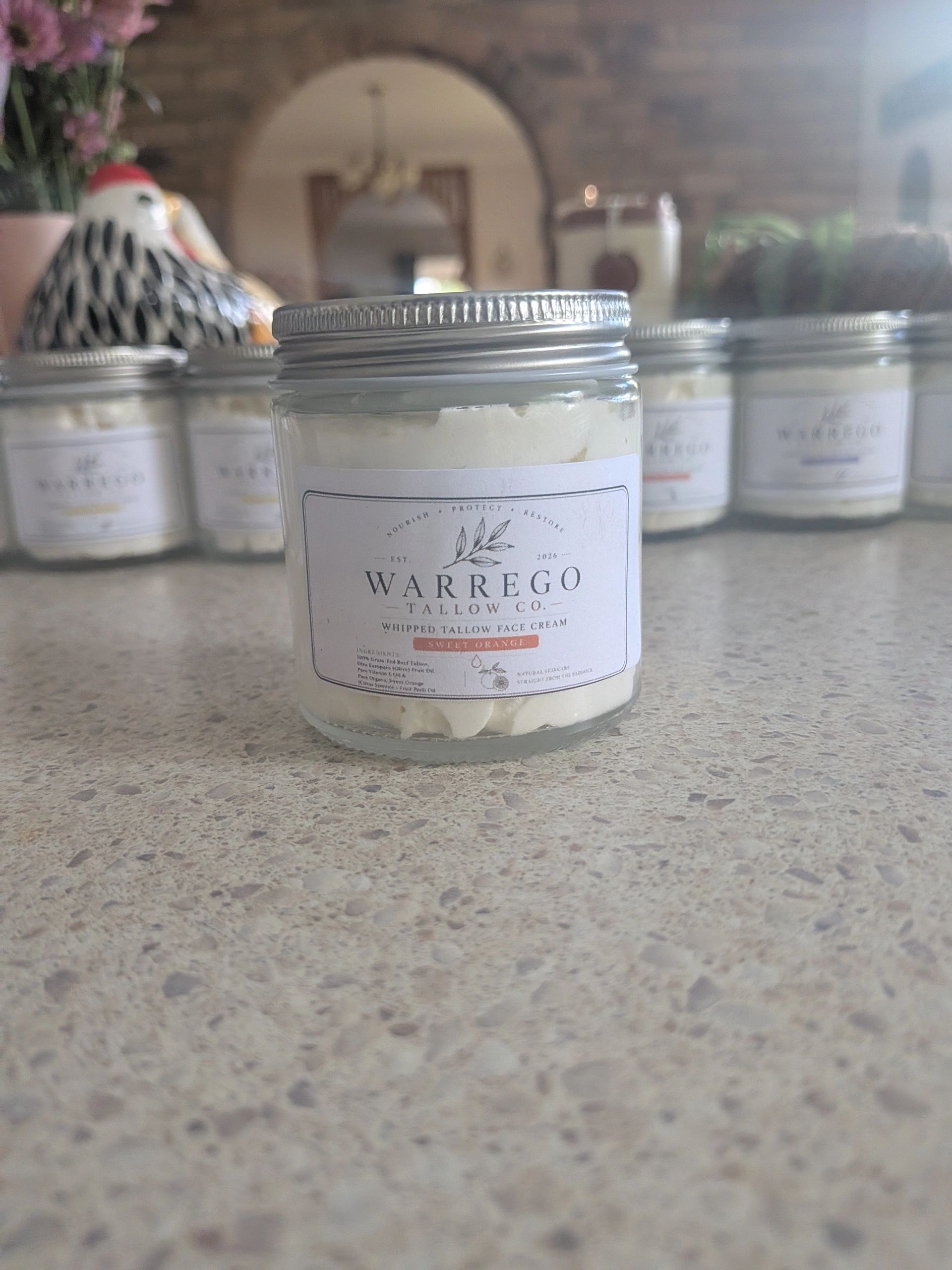 Whipped Tallow Face Cream - Sweet Orange