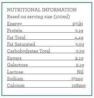 Maleny Dairies - Lactose Free Full Cream Milk - 2 Litre