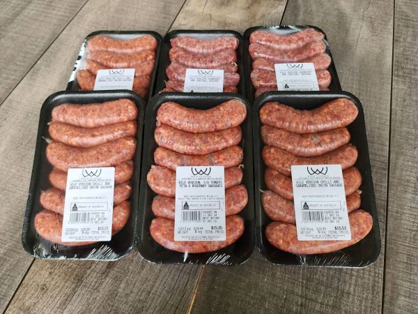 Venison - Gourmet Sausages 3kg Bulk Pack ($30 per kg)