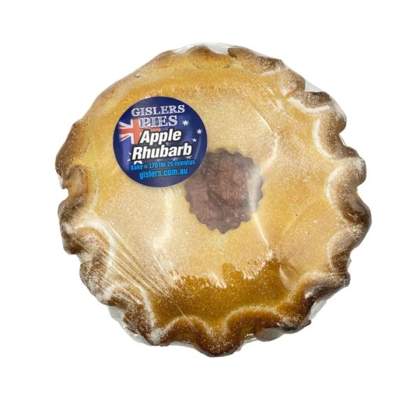 Gisler's Apple and Rhubarb Family Pie