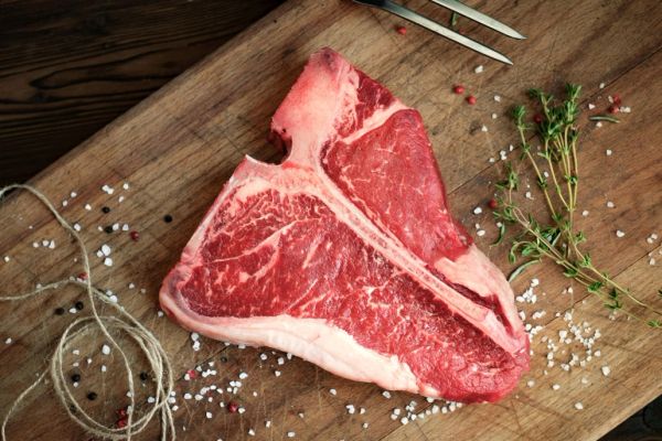 Grass Fed T-Bone Steak ($35.99 per kg)