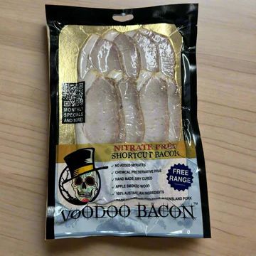 Free Range & Nitrate Free Short Cut Bacon - 180g Pack