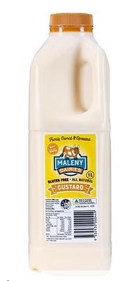 Maleny Dairies - Custard - 1 Litre