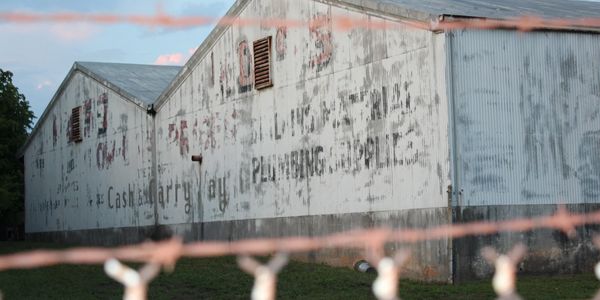 barbwire fence in South Carolina state penitentiary