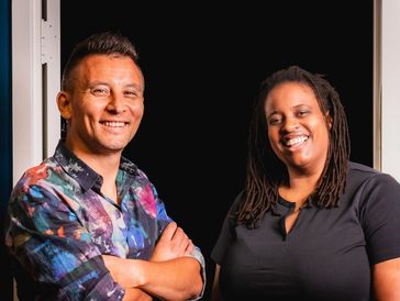 Fela Davis and Denis Orynbekov owners of 23dB Productions