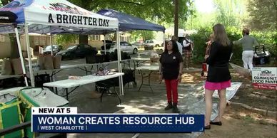 WSOC in Charlotte, NC did a video segment about A Brighter Day Outreach and its services 