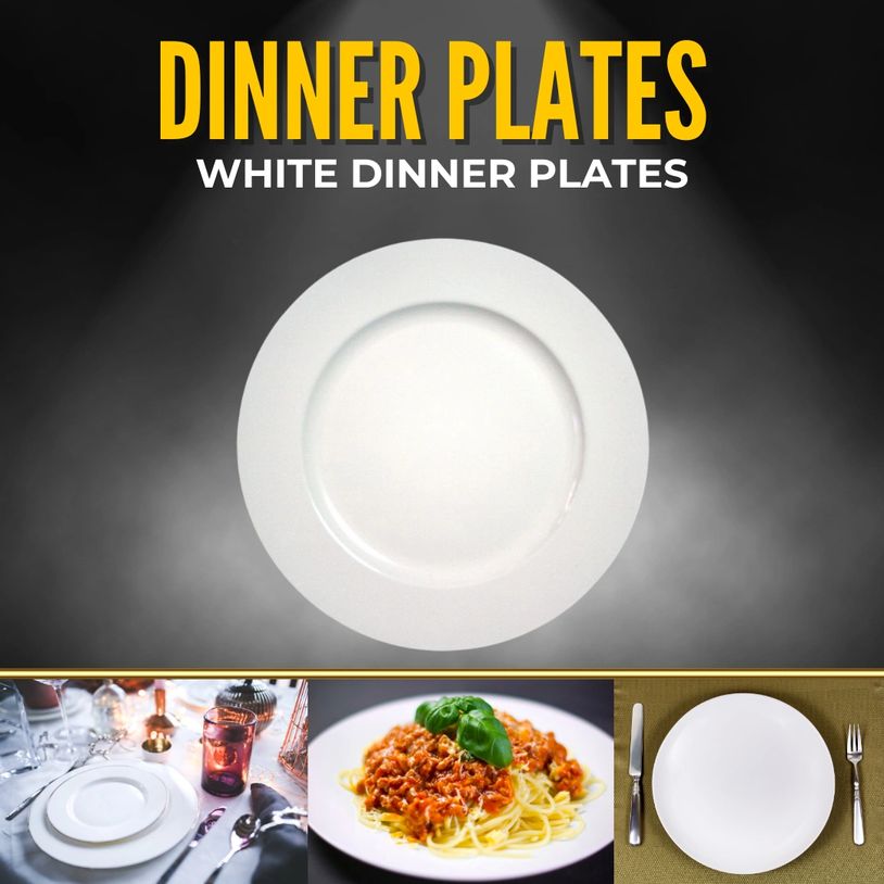 Dinner plate rental, catering rentals, party equipment 