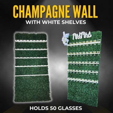 Champagne Wall Rental 
White shelves
Event Rental 
Equipment Rental 
Black owned 
Women owned 