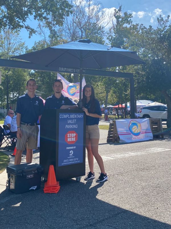 Valet Parking at Downtown Pawleys Live