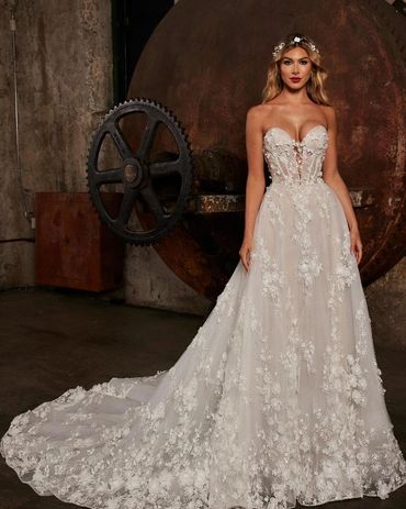 Calla Blanche Crishell Wedding Dress Tampa Florida