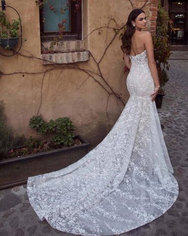 Calla Blanche Tavira Long Sleeve Lace Wedding Dress CC's Bridal Boutique Tampa, Florida