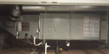 Air Conditioning evaporator coil and air handler 