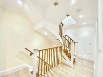 Landing with night lighting helping the early riser. 