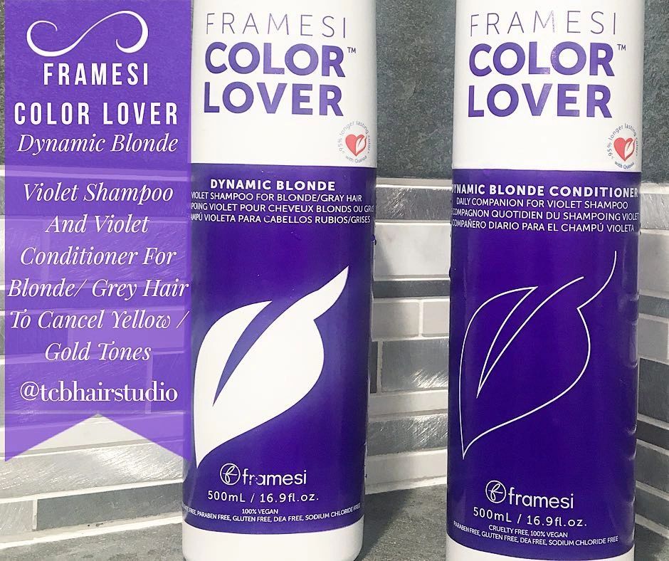 Framesi Color Lover Dynamic Blonde Violet Shampoo And Conditioner