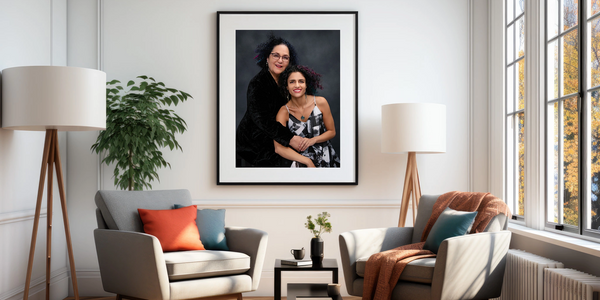 Mother and Daughter Family Portrait  taken by Barbara Anne Photography in Nanaimo