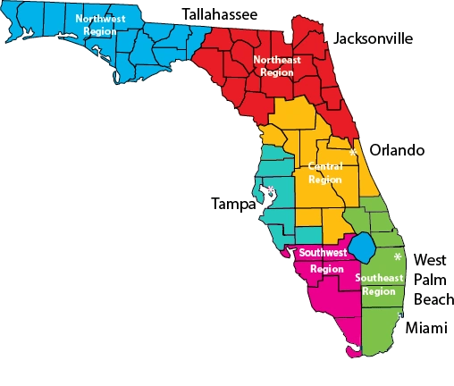 Florida map Florida map