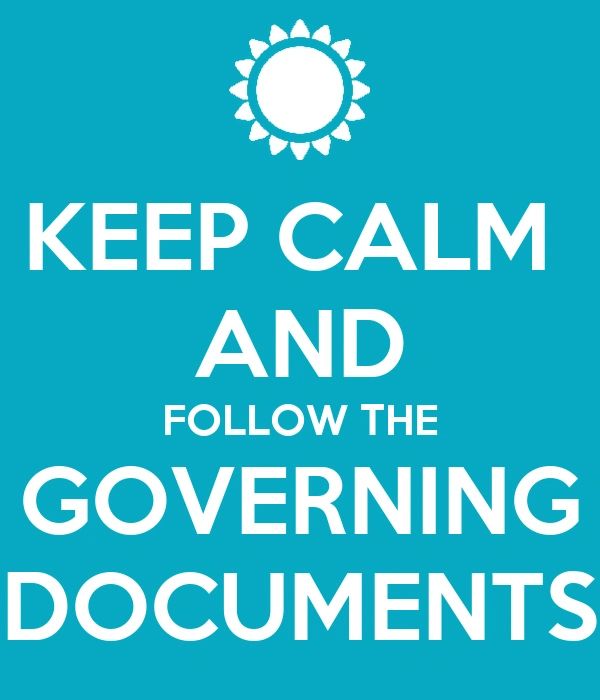Governing Documents Governing Documents