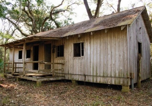 Wooden shack