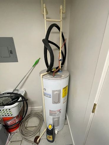 water heater with cpvc water lines