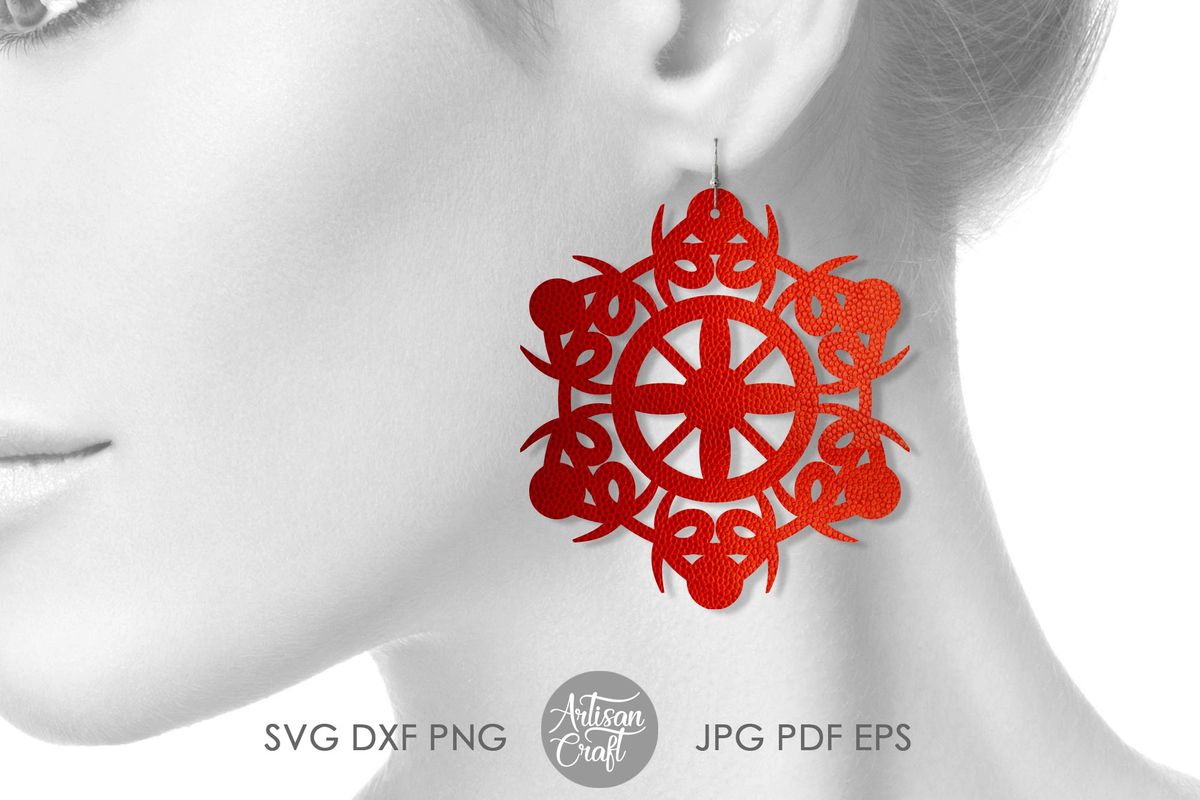 Download Goth Earrings Svg Cut Files