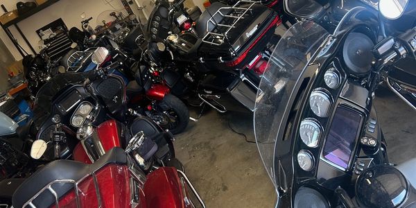 Large variety of motorcycles to choose from