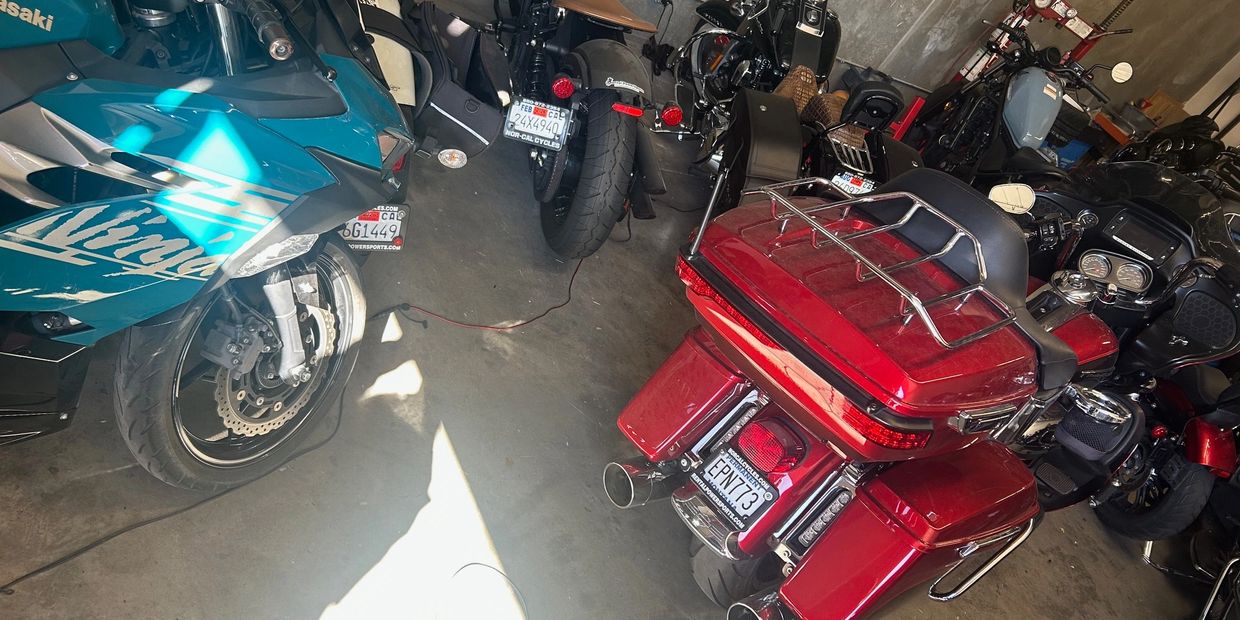 Variety of motorcycles to choose from.  Contact Rev Motorsports