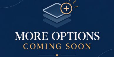 Coming soon payment options graphic